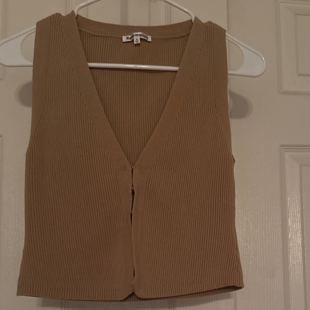 Reformation Myrtle Cotton Sweater